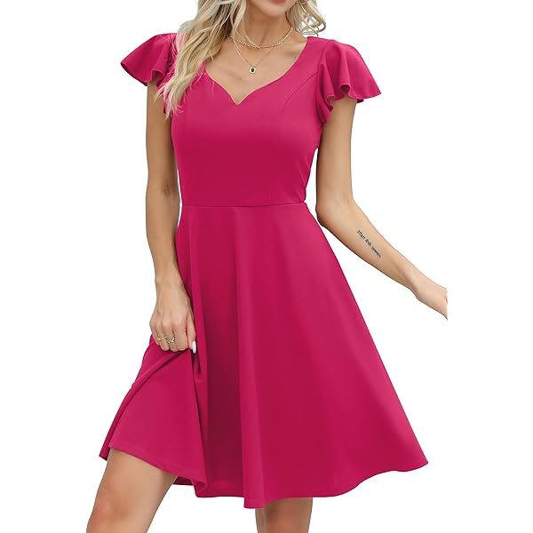 Missufe Cocktailjurk voor dames, partyjurk, mini-jurk, bodycon, elegant