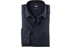 OLYMP Herren Hemd Luxor Modern Fit | Bügelfrei, Knitterfrei, 100% Baumwolle | New Kent Kragen