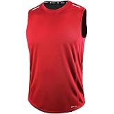 GENIUS STORE Men's Moisture Absorber Quick Dry Athletic Technical Performance Athlete Zero Arm T-shirt
