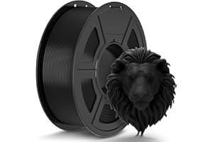 TECBEARS Filamento PLA 1.75 1KG Negro, Filamento para Impresora 3D, Precisión Dimensional +/- 0.02mm, Para Mayoría Impresoras 3D, Amplia Compatibilidad y Selección de Colores
