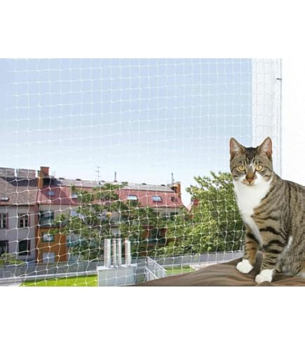 BECISPER Versterkt kattennet, extra groot, 8 x 3 m, kattennet, kattennet, raam, kattennet, balkon, kattennet, kinderveiligheidsnet, kattenbeschermingsnet, zwart BECISPER Versterkt kattennet, extra groot, 8 x 3 m, kattennet, kattennet, raam, kattennet, balkon, kattennet, kinderveiligheidsnet, kattenbeschermingsnet, zwart