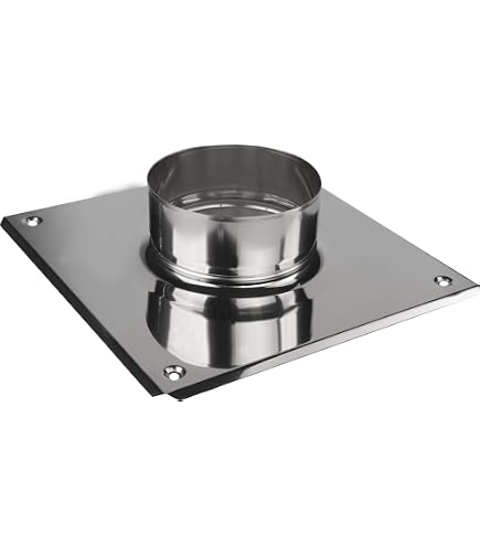 EINSIDE Kaminrohr Doppelwandig Isoliert – Edelstahl AISI 316, Länge 250 Mm, Ø 130-180 Mm | Für Ofen, Schornstein, Abgas