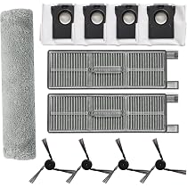 Kit Ricambio Robot Aspirapolvere Mova - Filtri HEPA, Spazzole, Sacchetti Polvere
