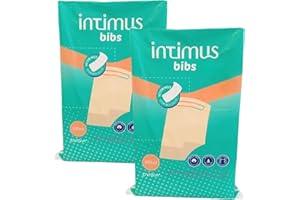 GERCARE Pack de 100 Babero Adulto Desechable. Baberos Adultos 37x70 cm. Adultos Impermeables. Baberos Desechables. Incluye Bolsillo Recogemigas.