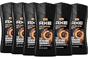 Axe Shower Gel Dark Temptation, 250ml, Pack of 6