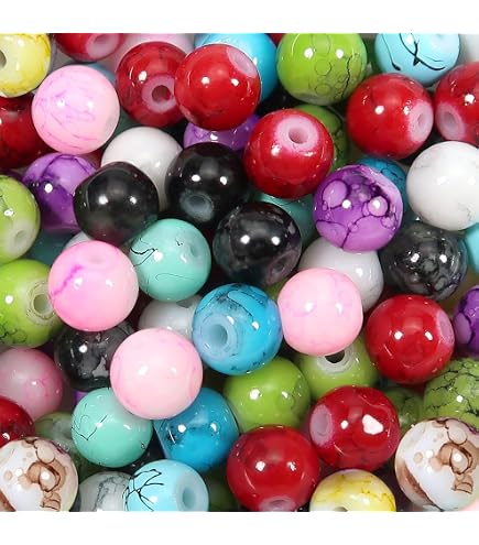 Perle di vetro Roofy Beads 5x8 mm Opaque White Azuro x25 - Perles & Co