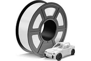 JAYO PETG filament 1,75 mm, biały, 1,1 kg, PETG o dużej wytrzymałości, dokładność pomiaru +/- 0,02 mm, szpula 1,1 kg, do większości drukarek FDM 3D