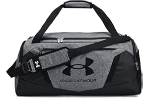 Under Armour Uomo Borsa Da Viaggio Media Undeniable Da 58 Litri, Pitch Gray Medium Heather/Black