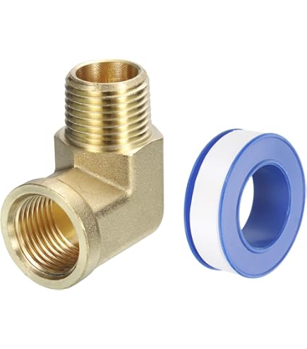 Raccordo Idraulico A Gomito 90° - 1/2 Pollice, Ottone, Con Piastra Di Base, 2 Pezzi - Foto 10