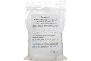 Natron, Natriumhydrogencarbonat, Natriumbicarbonat, Backsoda E500ii von Rekosan® 1 kg