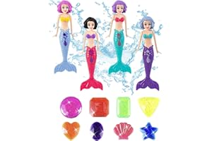 LIUQOBN 4Pcs Pool Toys，8Pcs Pool Toys Sinking Dive Gem Diving Games Gifts