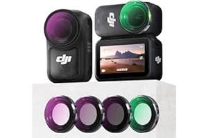 REYGEAK Set di filtri ND per DJI Osmo Nano, CPL/ND8/16/32 per OSMO Nano, telaio in alluminio multi-rivestito HD Optical Glass (CPL/ND8/16/32)