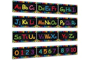 thoran Tableau alphabétique Mural - Affiches ABC pour Enfants en Classe Jouets éducatifs | Affiches éducatives pour la Maternelle et Le préscolaire