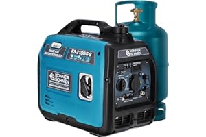 K&S KÖNNER&SÖHNEN Agregat prądotwórczy inwerterowy KS 2100iG S generator prądu gazowo-benzynowy Könner & Söhnen