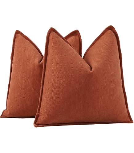 OYIMUA Chenille Kissenbezüge Im 2er-Set – Weich & Edel Für Sofa & Bett | 45x45 Cm | Anthrazit & Andere Farben