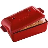 Emile Henry EH799507 Set Pain Maison, Céramique, Noir Fusain, 32, 5 x 30 x 15 cm