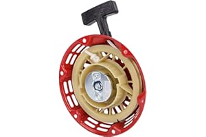 SHANRYA Arrancador de Retroceso del Generador de Gas, 54 Mm de Diámetro del Núcleo de Arranque. Arrancador de Tracción de Generador, Arrancador de Tracción de Retroceso Confiable para Generadores