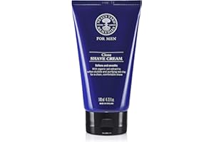 Neal's Yard Remedies Close Shave Cream, Softens & Smoothes Skin, Shaving Cream For Men, Vegan & Cruelty-Free, 140ml