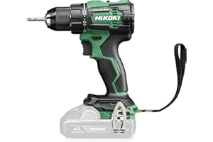 HIKOKI Akku Bohrschrauber DS18DEW4Z, Bohrfutterspannweite: 1,5-13 mm (18V, Max. Festdrehmoment (hart): 140 Nm, Leerlaufdrehzahl 2.Gang: 0-2000 min-1, Zubehör: ohne Akku, Ladegerät und Transportkoffer)