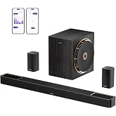 ULTIMEA 5.1.4 Ch Soundbar, Dolby Atmos ile, TV ses sistemi, 2 surround hoparl&ouml;r ile, ev sineması i&ccedil;in 8 in&ccedil; Subwoofer ile Sou