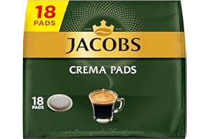 ‎JACOBS Jacobs Pads Crema, Senseo kompatible Pads, 5 x 18 Getränke, 90 Kaffeepads