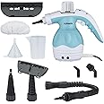Vytronix HHG230 Portable Handheld Steam Cleaner, kills 99.9% bacteria, 9 in 1 Steamer, Steam Gun, Multipurpose for cleaning Bathroom, Kitchen, Floors, Windows, Car and Upholstery