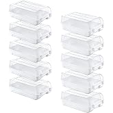 Smartware 10'Lu Set 5 Kadın & 5 Erkek Beyaz Ayakkabı Kutusu