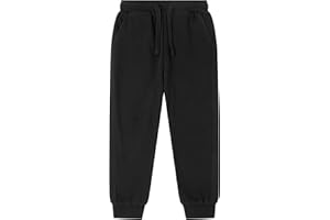 Amomí Pantalón de Deporte Niño Pantalones de chándal Niño Pantalón Deportivos Niño Joggin Termico Elastico Pack 4.5.6.7.8.10.12.14 Años