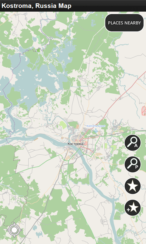 Street map Kostroma Russia