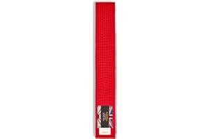 Playwell Martial Arts Cotton Solid Coloured Grading Belt - Red