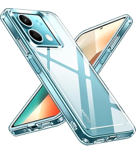 FLLAO Cover Antiurdo Per Xiaomi Redmi Note 13 5G + 2 Vetri Temperati – Custodia TPU Trasparente Con Angoli Rinforzati - 2