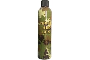 AREA SHOPPING Bomboletta Green Gas per Softair Airosft Bombola Ricarica 600 Ml