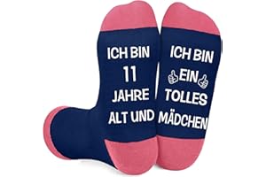 ZEACKUQ Geschenk Mädchen 10 11 18 Jahre, Socken Damen 35-38 Geschenke für 10 11 18 Jährige Mädchen Geschenke Socken mit Spruch Geschenke für Kinder ab 10 11 18 Jahre Teenager Mädchen Geburtstag