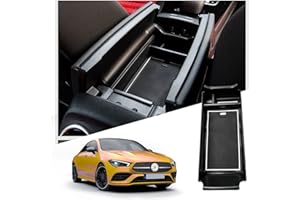 Ruiya Compatible with Mercedes-Benz CLA C118/GLB X247 2020-2023 2024 Centre Console Storage Box, GLB Armrest Organiser Tray Centre Armrest Storage Box CLA Accessories Centre Armrest Glove Box