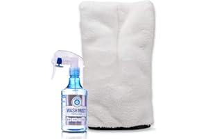 detailmate Set detergente per interni, Soft99 Wash Mist 300 ml, guanto di precisione in microfibra, 1000 g/m²