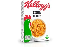 Kellogg's Corn Flakes Original | 24g | Tasty & Nourishing Breakfast | Cholesterol Free | High in Vitamins B1, B2, B3, D & Iron | Quick & Easy Breakfast