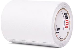 WELSTIK 15CM x 5M Anti-slip Adhesive Tape, Non Slip Tape Improving Grip, Strong Adhesive Safety Sticker for Indoor and Outdoor, for Work Safety, Home Safety, Clear