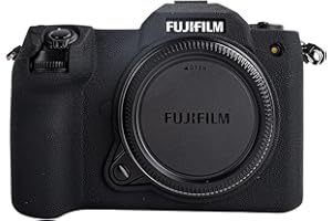 Rieibi GFX 100S etui na aparat, silikonowe etui na aparat Fuji Fujifilm GFX 100S, GFX 100S II, GFX 50S II, Czarny, Pokrowiec z klapką