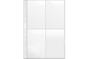 VELOFLEX 5336000 - etui kolekcjonerskie DIN A4, etui na zdjęcia, pasuje do 4 x DIN A6 wysokości, 4 przegródki, PP, odporne na dokumenty, 100 sztuk