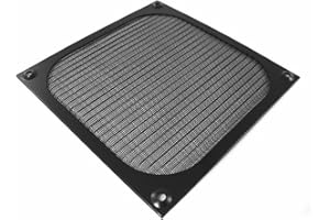 AABCOOLING Aluminium Filter 140mm Fan Filter Black – Fan Cover 140 x 140 mm, Dust Filter, Dust Cover Computer, 140mm Dust Filter, PC Fan Filter, Dust Filter Mesh, Fan Cover
