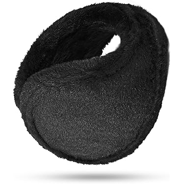 Paraorecchie Invernali In Pile Uomo - Nero/Marrone, Taglia Unica Con Fascia Regolabile - Foto 7