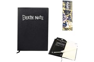 REOVE HONMY Death Note-Notizbuch mit Federstift, Mode-Anime-Thema Death Note-Cosplay-Notizbuch, Kann als Tagebuch und Notizbuch verwendet werden…