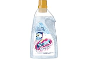 Vanish Oxi Action Multipower Gel Bianco Splendente, Additivo Lavatrice Multiazione senza Candeggina, 1 Confezione da 1.5L di Smacchiatore per Bucato