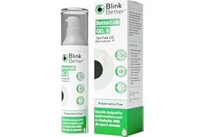 BlinkBetter Eyelid Cleansing Gel - Centella Cleanser with Tea Tree Oil Extract - Soothes & Relieves Blepharitis, Dry Eye & Itchy Eyelids - Preservative Free- 30ml