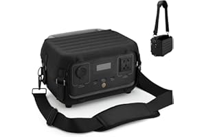 Xxerciz Carrying Case for ECOFLOW River 2 Power Station Portable Protective Shock Cover Pouch with Shoulder Strap, Camping Travel Power Station Storage Replacement Bag (Bag Only)