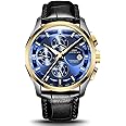 TEINTOP Ibv Men's Automatic Self Wind Wrist Watch Mechanical with Leather Band