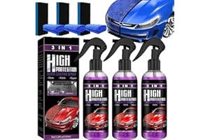 HONGECB Spray de Revestimiento Cerámica para Coche, 3 Piezas High Protection 3 In 1 Spray, Ceramic Car Coating Spray, Car Nano Spray Scratch Repair, Auto Nano Revestimiento Spray (300ML)