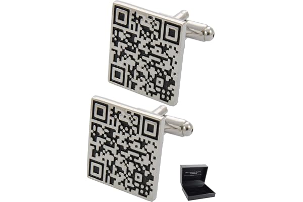 Cufflinks for Men Technology IT and Computing - with Box - Novelty Metal Designer Fun Cufflinks - Solid Brass Metal - One Pair