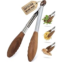 Vleestang Voor in de Keuken - Keukentang Serveertang BBQ Tang Accesoires Barbecuetang – Zwart - Andriez