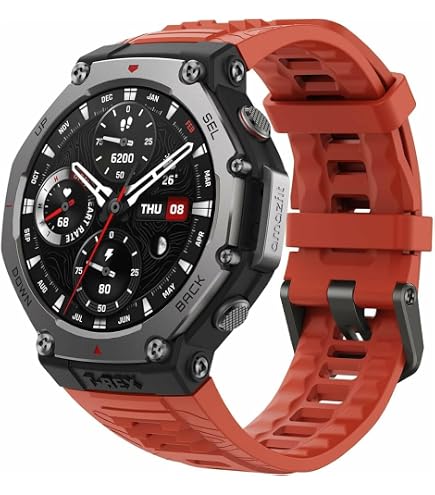 4 Films Protection Verre Trempé 9H Pour Amazfit T-Rex 3 - Anti-rayures, Sans Bulles, Haute Transparence - Facile à Poser